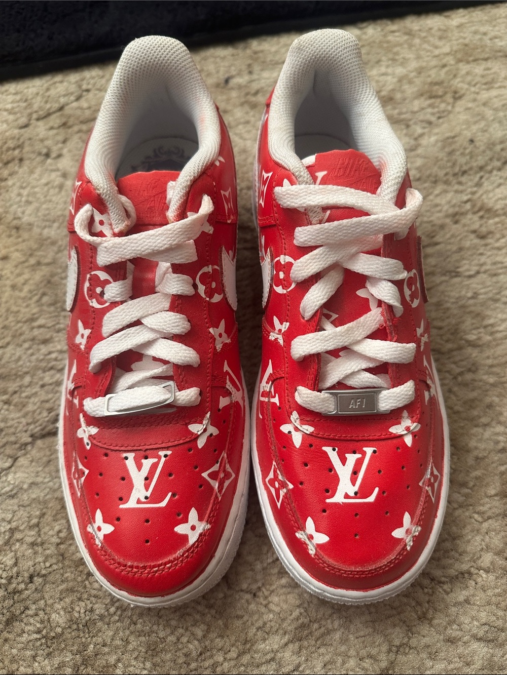 Custom Louis Vuitton Air Force Ones